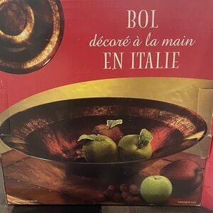 Handcrafted Italian Decorative Bowl